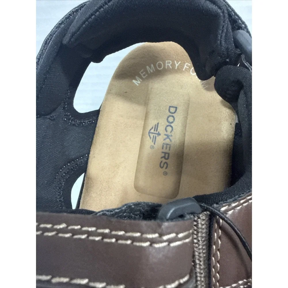 Dockers Newpage Men's Brown Sandals Size 13M Memory Foam New W/o Box